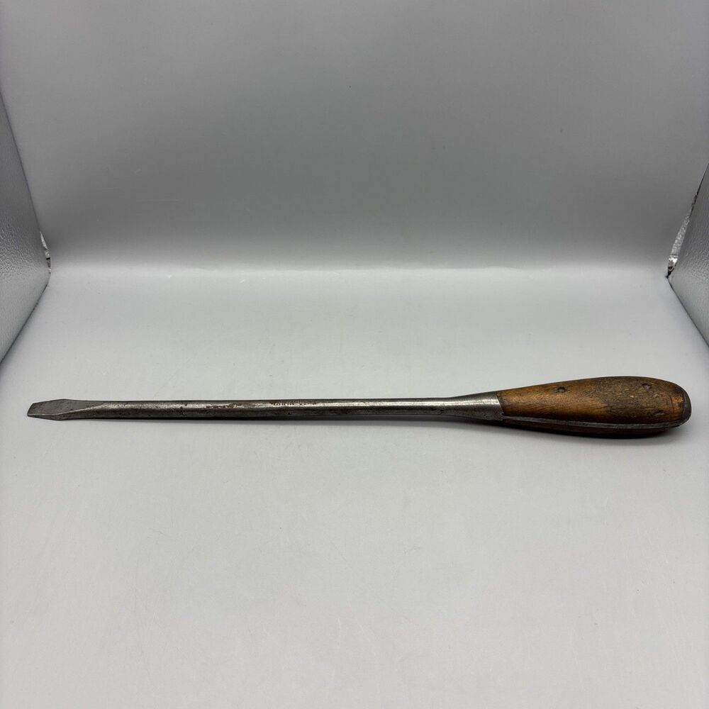 IRWIN USofA Screwdriver Flat Head 16-1/4” Long Vintage